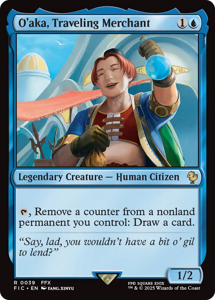 Magic: The Gathering - O'aka, Traveling Merchant - Final Fantasy Commander