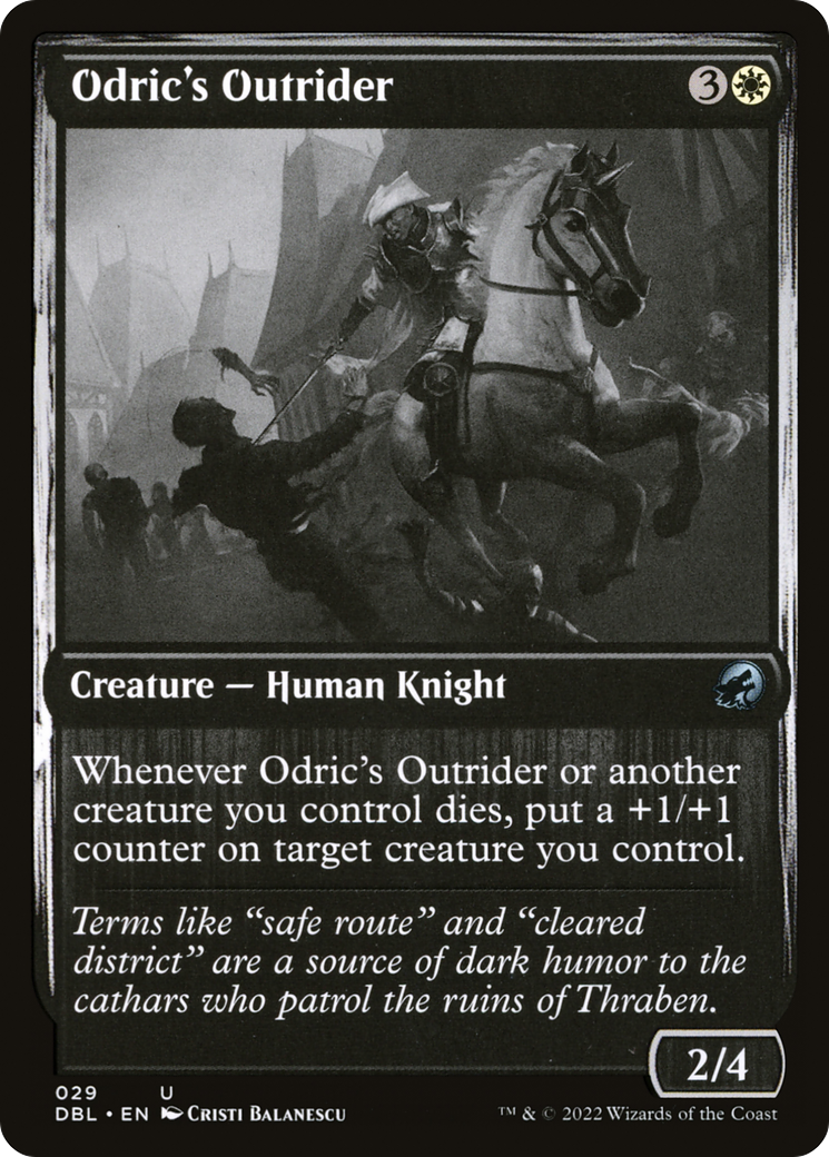 Magic: The Gathering - Odric's Outrider - Innistrad: Double Feature