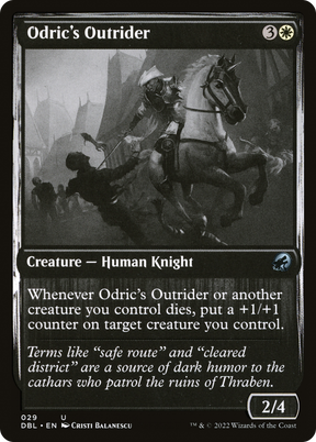 Magic: The Gathering - Odric's Outrider - Innistrad: Double Feature