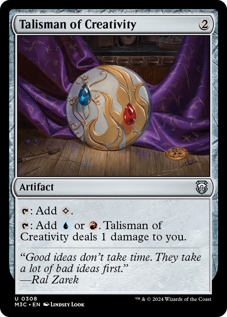 Magic: The Gathering - Talisman of Creativity - Modern Horizons 3 Commander