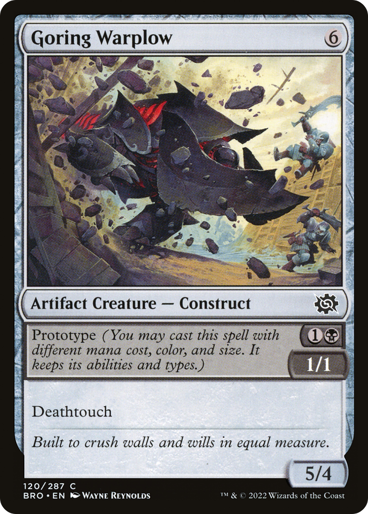 Magic: The Gathering - Goring Warplow Foil - The Brothers' War