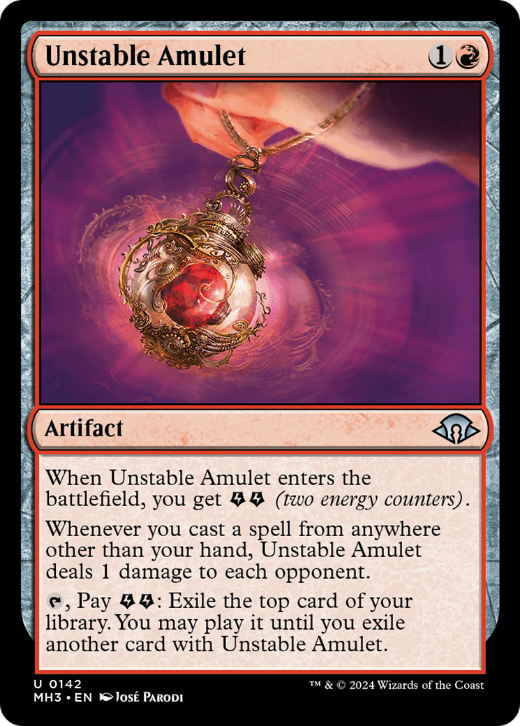 Magic: The Gathering - Unstable Amulet Foil - Modern Horizons 3
