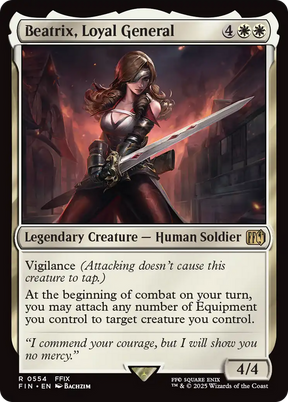 Magic: The Gathering - Beatrix, Loyal General - Final Fantasy