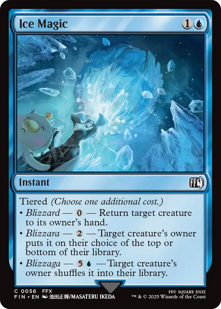 Magic: The Gathering - Ice Magic Foil - Final Fantasy