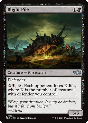 Magic: The Gathering - Blight Pile - Tarkir: Dragonstorm Commander