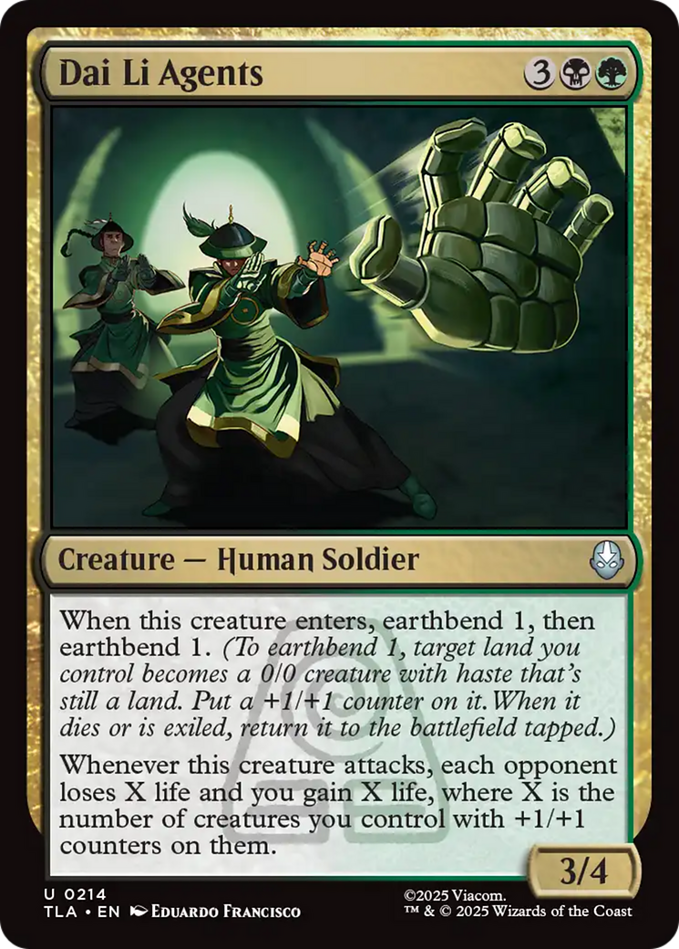 Magic: The Gathering - Dai Li Agents Foil - Avatar: The Last Airbender