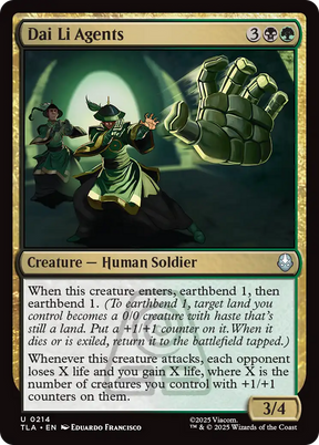 Magic: The Gathering - Dai Li Agents - Avatar: The Last Airbender