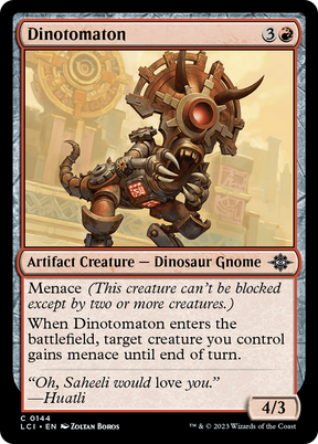 Magic: The Gathering - Dinotomaton Foil - The Lost Caverns of Ixalan
