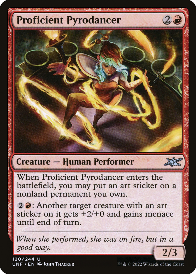 Magic: The Gathering - Proficient Pyrodancer - Unfinity
