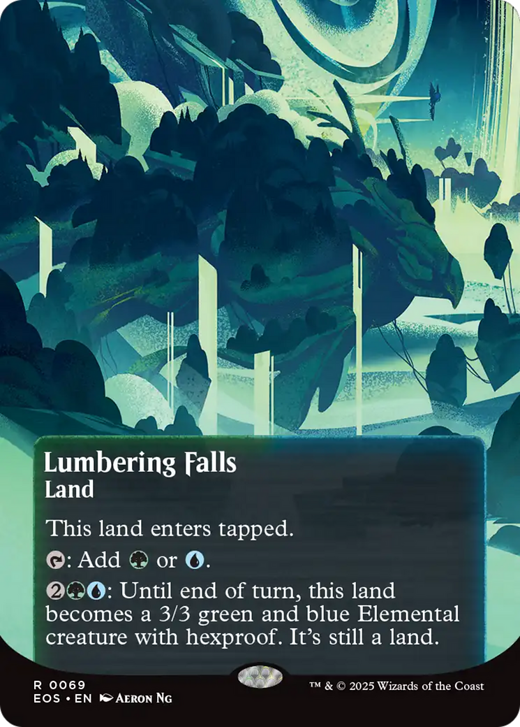 Magic: The Gathering - Lumbering Falls - Edge of Eternities: Stellar Sights