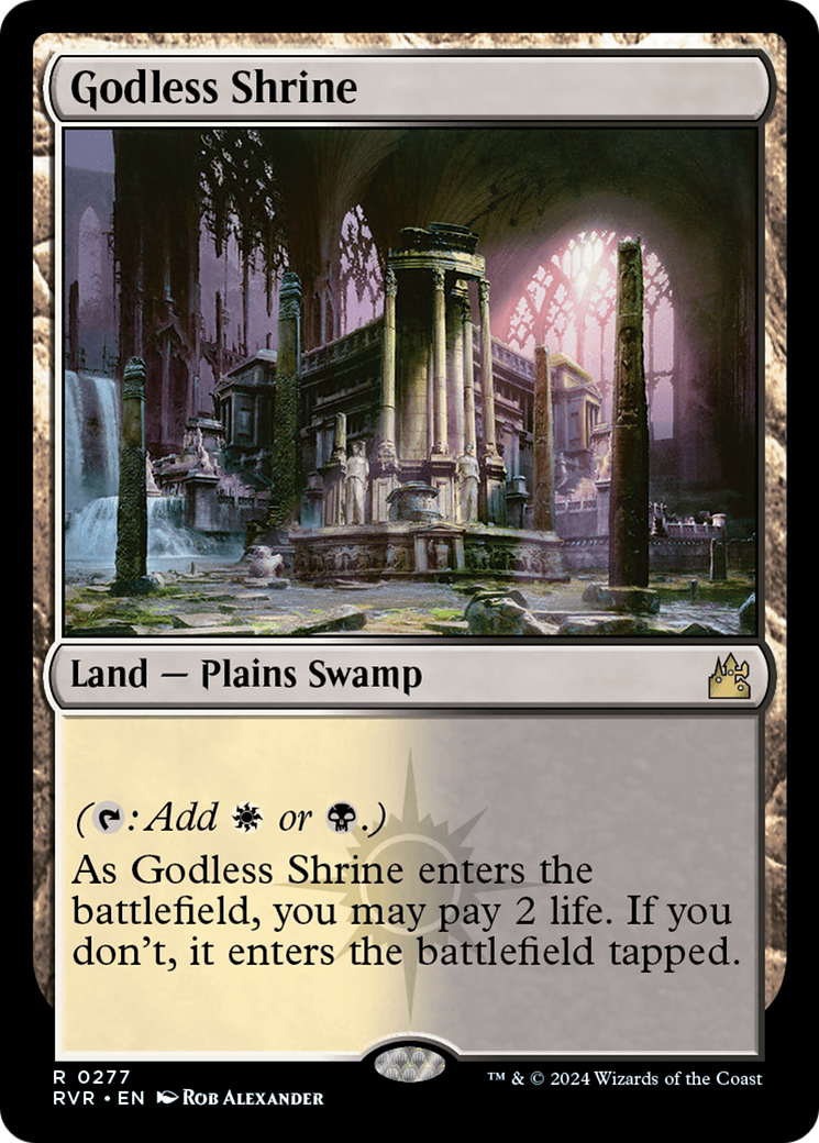 Magic: The Gathering - Godless Shrine Foil - Ravnica Remastered