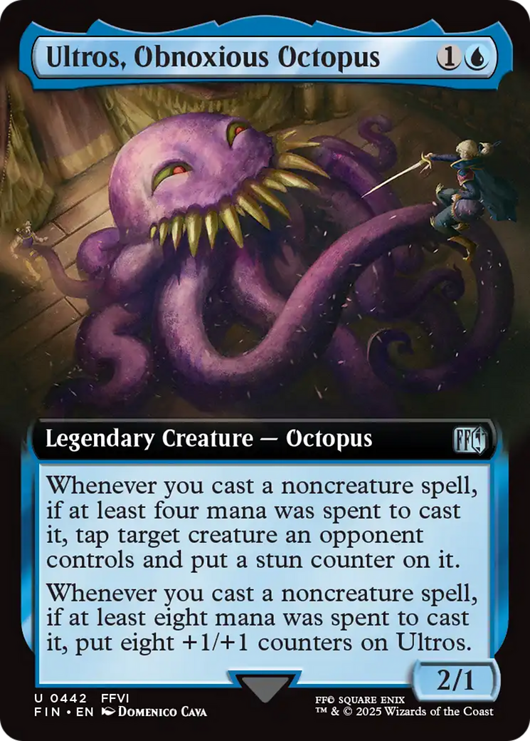 Magic: The Gathering - Ultros, Obnoxious Octopus Foil - Final Fantasy
