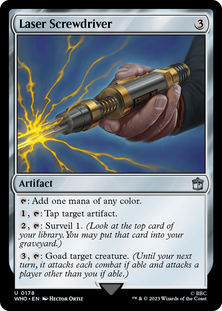 Magic: The Gathering - Laser Screwdriver Foil - Doctor Who