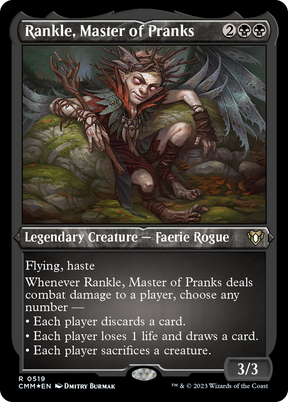 Magic: The Gathering - Rankle, Master of Pranks Foil - Commander Masters