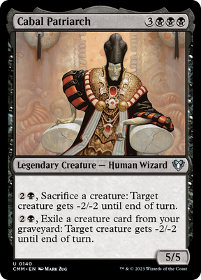 Magic: The Gathering - Cabal Patriarch - Commander Masters