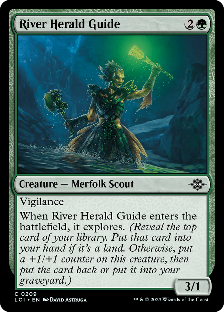 Magic: The Gathering - River Herald Guide Foil - The Lost Caverns of Ixalan