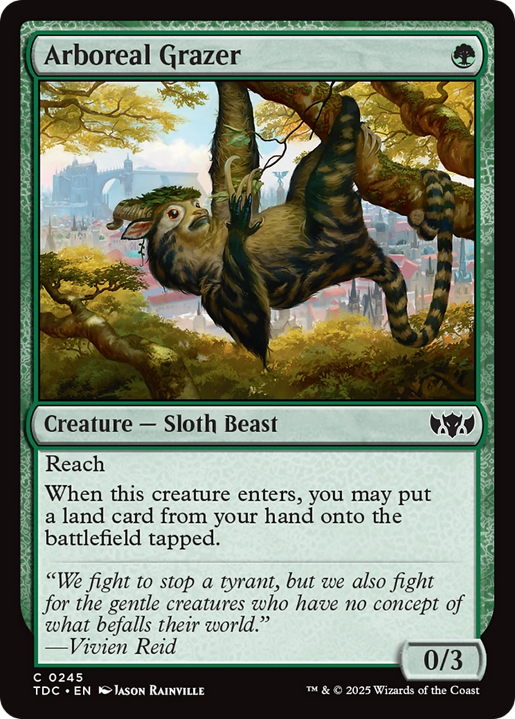 Magic: The Gathering - Arboreal Grazer - Tarkir: Dragonstorm Commander