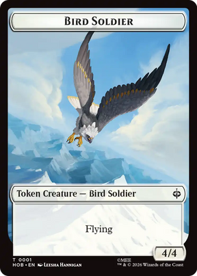 Magic: The Gathering - Bird Soldier Token - The Hobbit Tokens