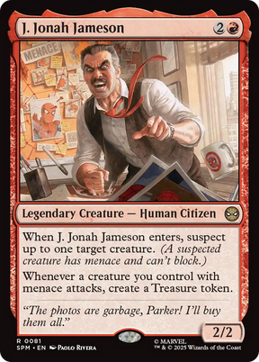 Magic: The Gathering - J. Jonah Jameson Foil - Marvel's Spider-Man