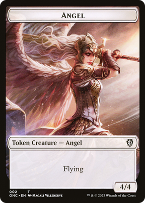 Magic: The Gathering - Angel Token - Phyrexia: All Will Be One Commander Tokens