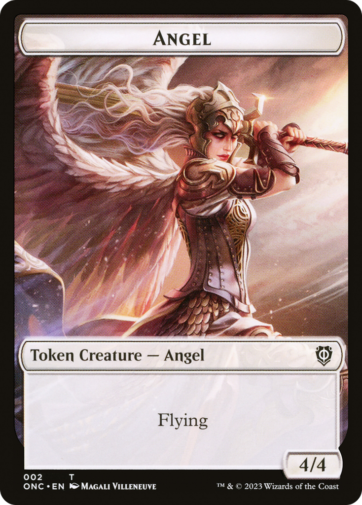 Magic: The Gathering - Angel Token - Phyrexia: All Will Be One Commander Tokens