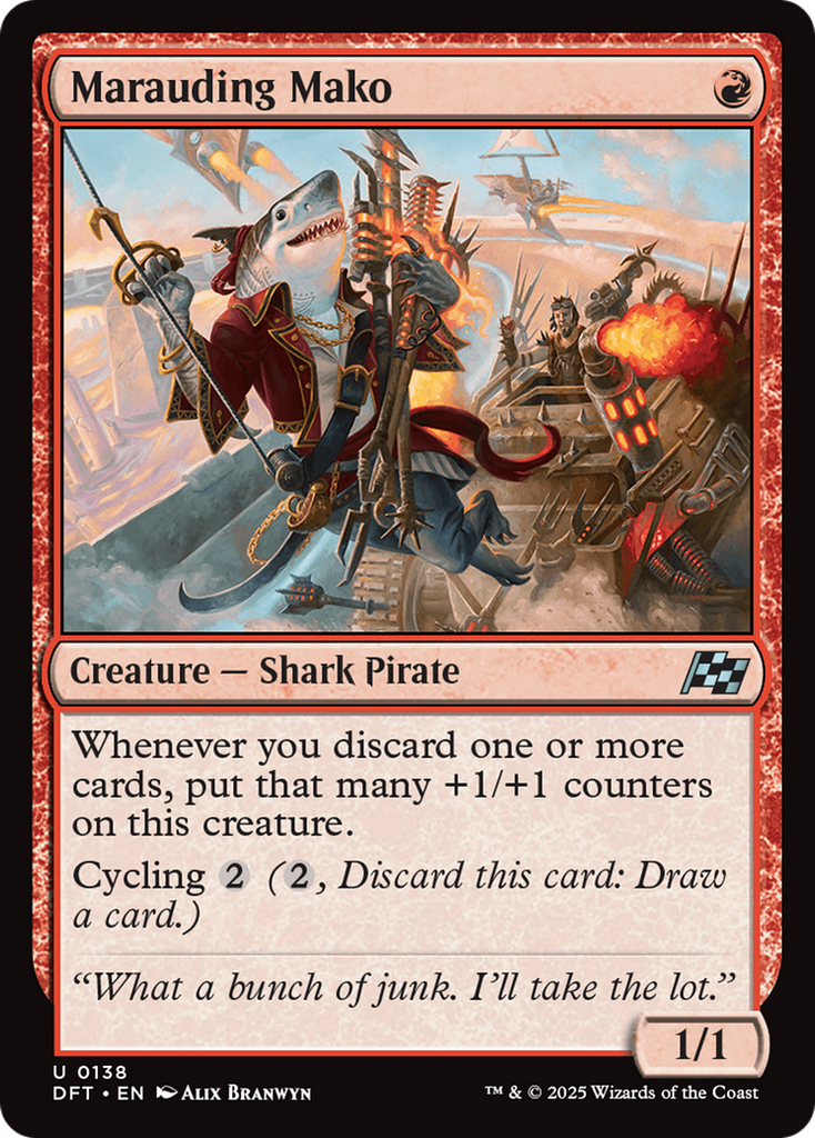 Magic: The Gathering - Marauding Mako - Aetherdrift