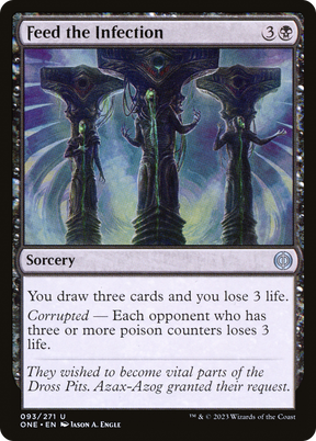 Magic: The Gathering - Feed the Infection Foil - Phyrexia: All Will Be One