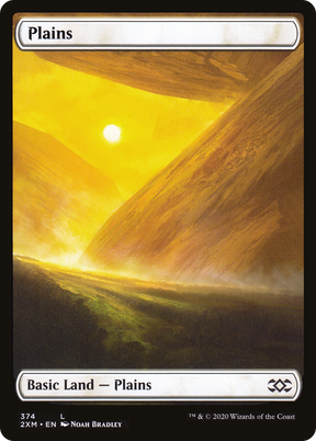 Magic: The Gathering - Plains #374 Foil - Double Masters