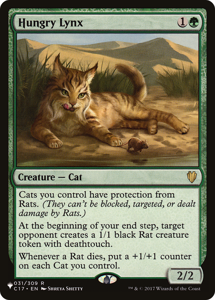 Magic: The Gathering - Hungry Lynx - The List