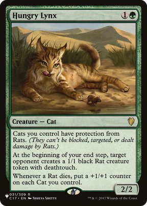 Magic: The Gathering - Hungry Lynx - The List