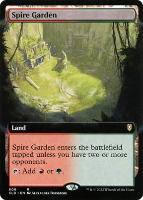 Magic: The Gathering - Spire Garden Foil - Commander Legends: Battle for Baldur's Gate