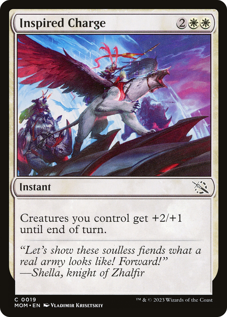 Magic: The Gathering - Inspired Charge Foil - March of the Machine