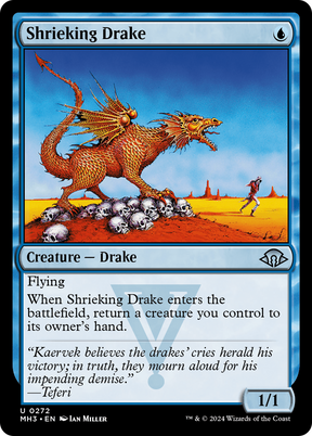 Magic: The Gathering - Shrieking Drake Foil - Modern Horizons 3
