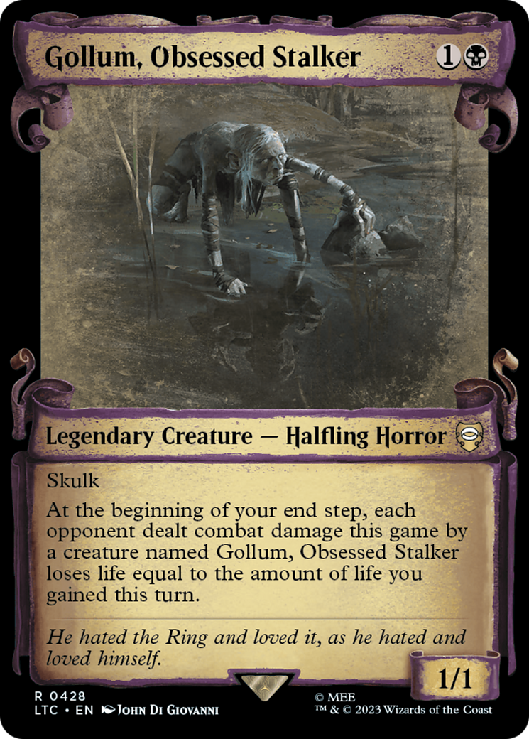 Magic: The Gathering - Gollum, Obsessed Stalker - Tales of Middle-earth Commander