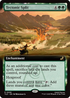 Magic: The Gathering - Tectonic Split Foil - Avatar: The Last Airbender Eternal