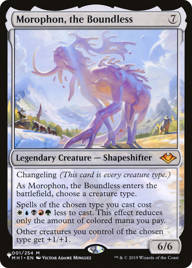 Magic: The Gathering - Morophon, the Boundless - The List