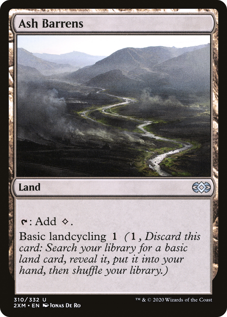 Magic: The Gathering - Ash Barrens Foil - Double Masters