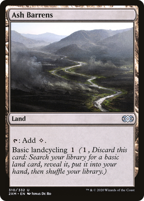Magic: The Gathering - Ash Barrens Foil - Double Masters
