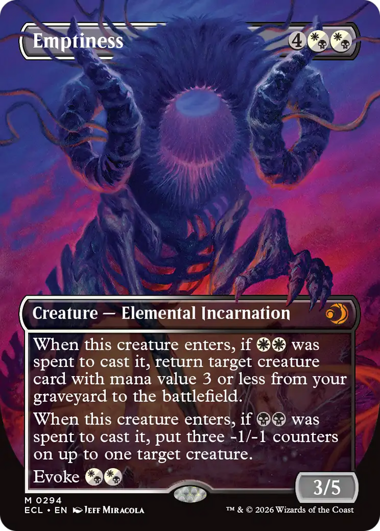 Magic: The Gathering - Emptiness Foil - Lorwyn Eclipsed
