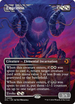 Magic: The Gathering - Emptiness Foil - Lorwyn Eclipsed
