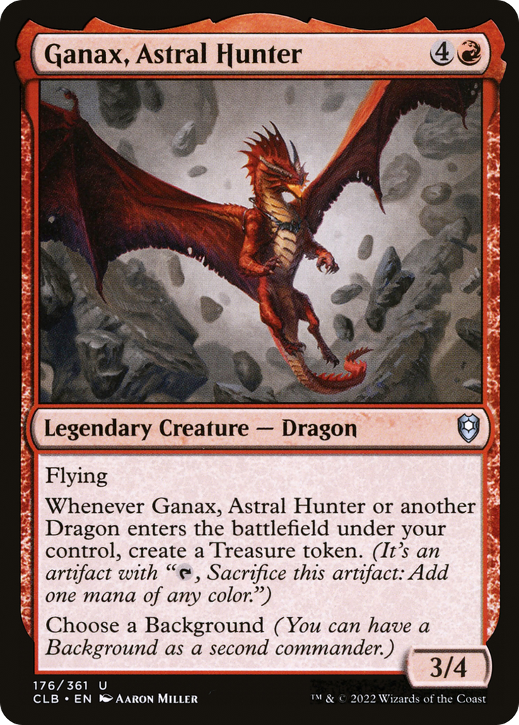 Magic: The Gathering - Ganax, Astral Hunter - Commander Legends: Battle for Baldur's Gate