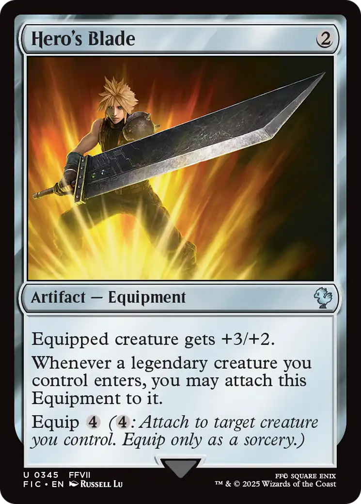 Magic: The Gathering - Hero's Blade - Final Fantasy Commander
