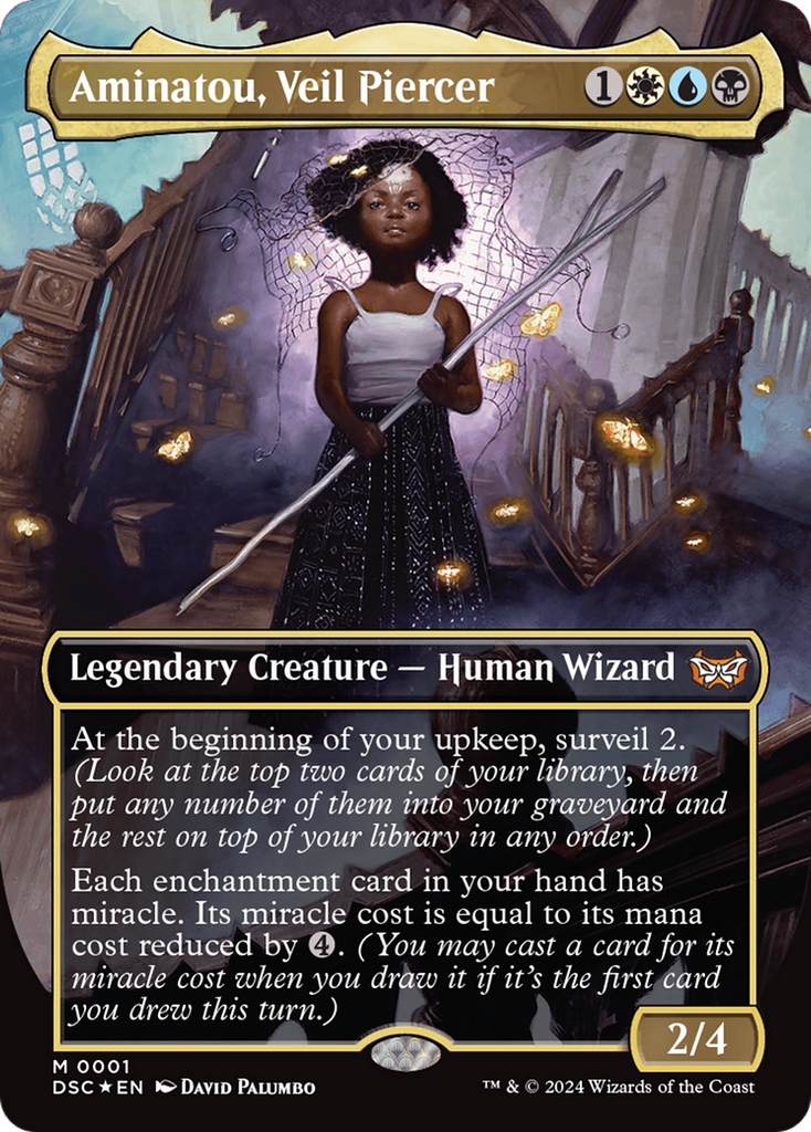 Magic: The Gathering - Aminatou, Veil Piercer - Duskmourn: House of Horror Commander