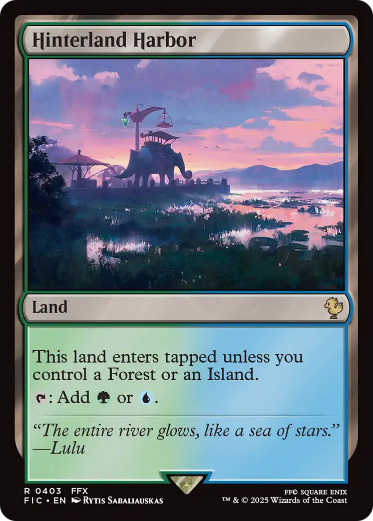 Magic: The Gathering - Hinterland Harbor - Final Fantasy Commander