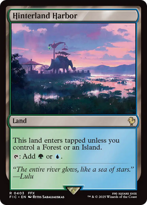 Magic: The Gathering - Hinterland Harbor - Final Fantasy Commander