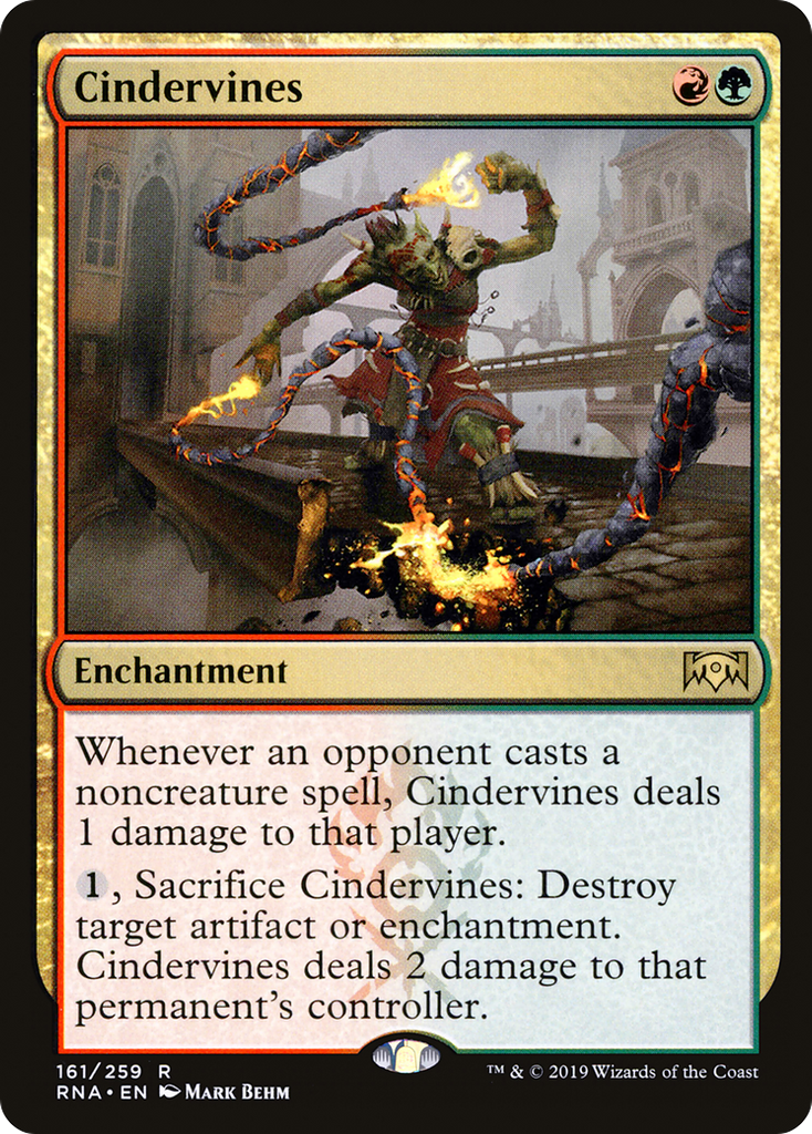 Magic: The Gathering - Cindervines Foil - Ravnica Allegiance