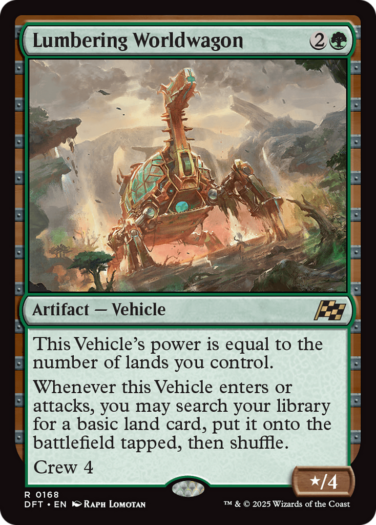 Magic: The Gathering - Lumbering Worldwagon Foil - Aetherdrift