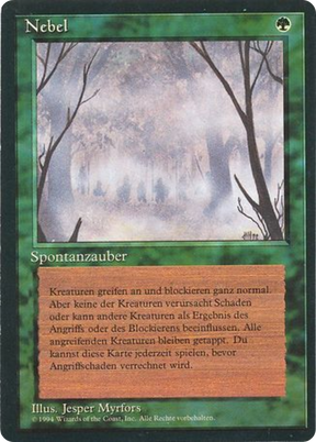 Magic: The Gathering - Nebel - Foreign Black Border
