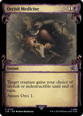 Magic: The Gathering - Orcish Medicine Foil - The Lord of the Rings: Tales of Middle-earth