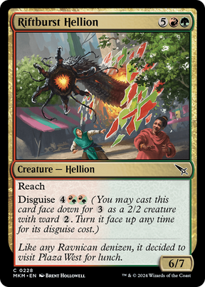 Magic: The Gathering - Riftburst Hellion Foil - Murders at Karlov Manor